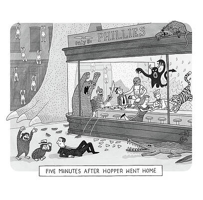 Chaos at Phillies Diner Wall Art