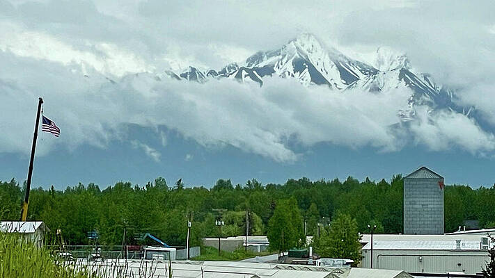Landscape Wall Art featuring the photograph Flag Waving by Harry Banks