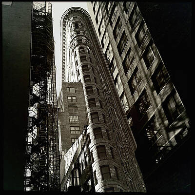 Wall Art featuring the photograph Flatiron Building With A Twist by Carol Whaley Addassi