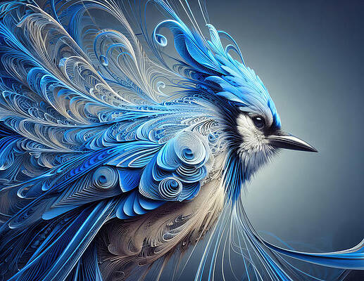 Intricate Wall Art featuring the photograph Flight Of Geometric Fluidity by Bill and Linda Tiepelman