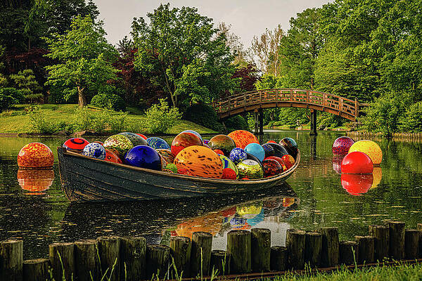 Beautiful Photograph - St. Louis, Missouri Missouri Botanical Garden - Float Boat by Robert Niemeier