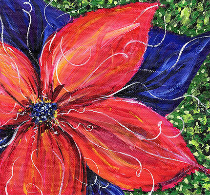 Wall Art featuring the painting Flower by Jennifer Gregory