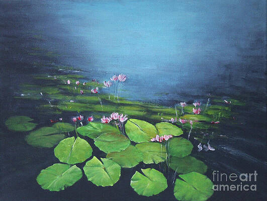 Flower Wall Art featuring the painting Flower Of Life by Jane See