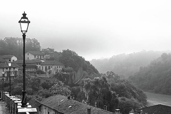Wall Art featuring the photograph Fog At The Rocca by Steven Nelson