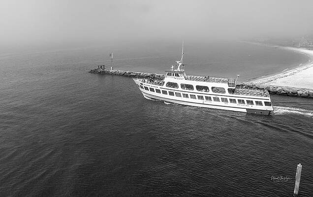Massachusetts Photograph - Fogged In Falmouth by Veterans Aerial Media LLC