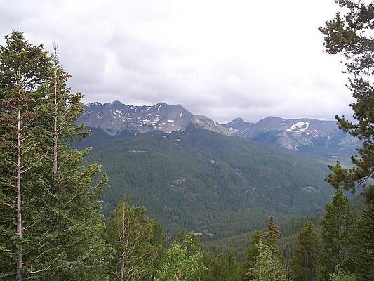 Colorado Wall Art featuring the photograph Foggy Mountains by Amanda R Wright