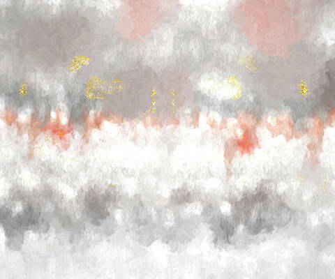 Wall Art featuring the digital art Foggy Night by Alison Frank