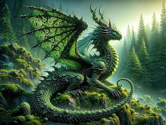 Digital Art - Foliage Fable by Bill And Linda Tiepelman