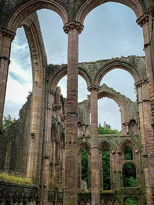 Gothic Abbey Ruins Photograph