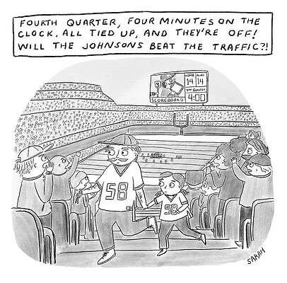 Crowd Drawing - Four Minutes On The Clock by Sarah Kempa