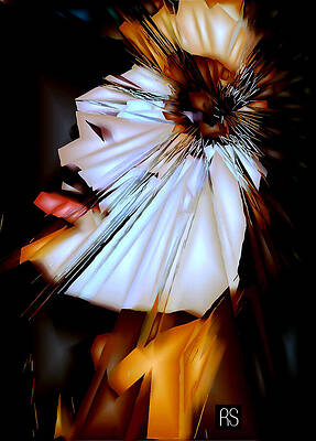 Wall Art featuring the painting Fragmented Look by Rafael Salazar