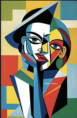 Wall Art featuring the digital art Fragments Of Self by Rafael Salazar