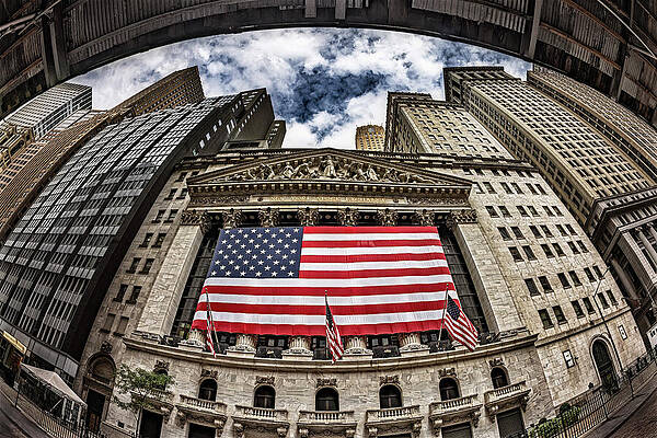 Wall Art featuring the photograph Framed Wall Street by Susan Candelario