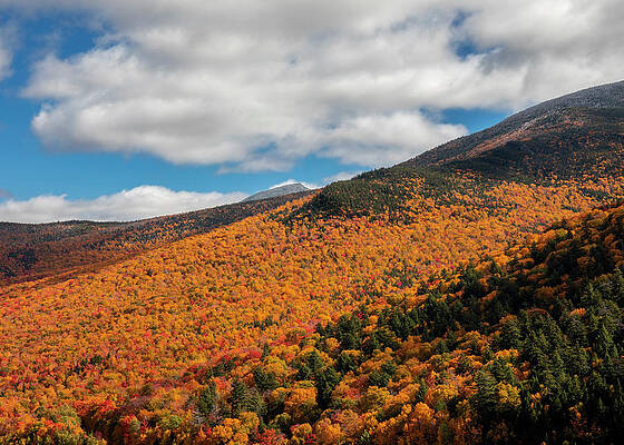 Wall Art featuring the photograph Franconia Notch Autumn Landscape by Dan Sproul