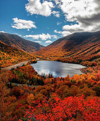Wall Art featuring the photograph Franconia Notch In Autumn by Dan Sproul