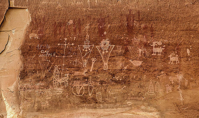 American Photograph - Fremont Petroglyphs, Sego Canyon, UT by Abbie Warnock
