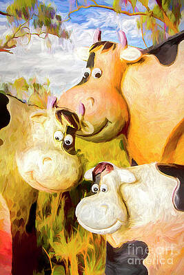 Country Painting - Friendly Farm by Jorgo Photography