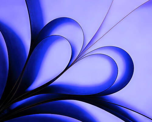 Abstract Wall Art featuring the photograph From Darkness To Light - Paper Abstract by Elvira Peretsman