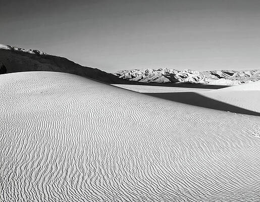 Wall Art featuring the photograph From Dunes To The Inyos by Joe Schofield