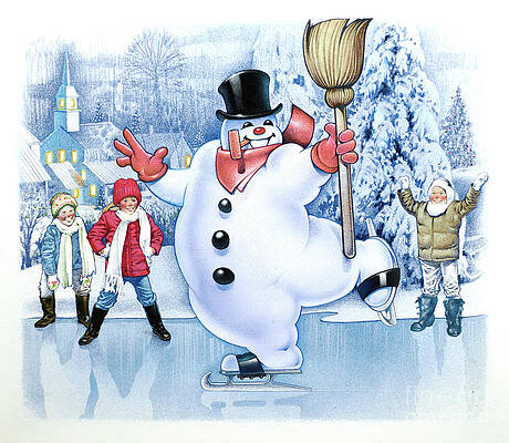 Frosty The Snowman Print