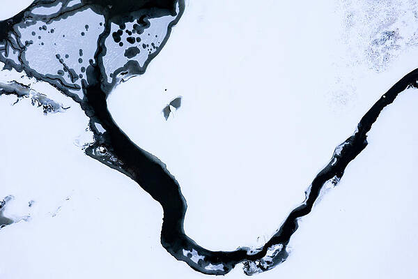 Photograph - Frozen Delta by Matt Halvorson