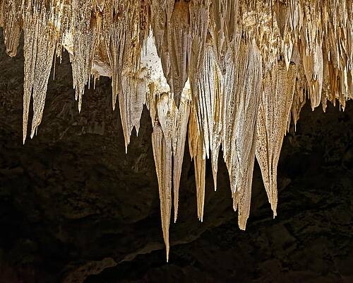 Usa Wall Art featuring the photograph Frozen In Time - Carlsbad Caverns, New Mexico by KJ Swan