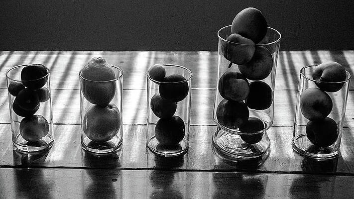 Black And White Photograph - Modern Still Life 3 by Gina Cinardo
