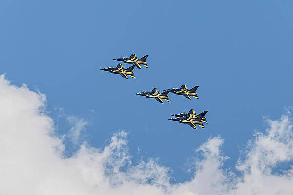Aerobatic Jets in Formation Photograph