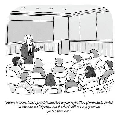Law School Lecture Humor Wall Art