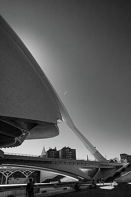 Sky Wall Art featuring the photograph Futuristic Architecture In Valencia. by Francisco Ruiz Navas