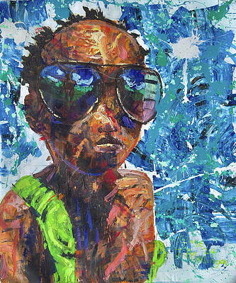 Wall Art featuring the painting G-Me-4 by Jimmy Malinga