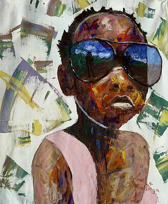 Wall Art featuring the painting G-Me - 5 by Jimmy Malinga