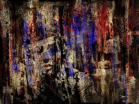 Wall Art featuring the digital art City Vibe #1 by Marina Flournoy