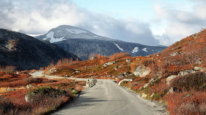 Wall Art featuring the photograph Gamle Strynefjellsvegen by Nicholas Blackwell