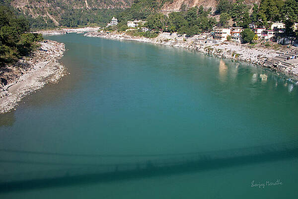 Water Wall Art featuring the photograph Ganges-3, Rishikesh by Sanjay Marathe
