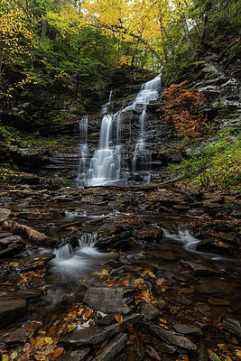 Large Wall Art featuring the photograph Ganoga Falls by Todd Wilkinson