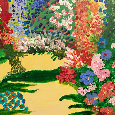 Wall Art featuring the painting Garden by Jmh