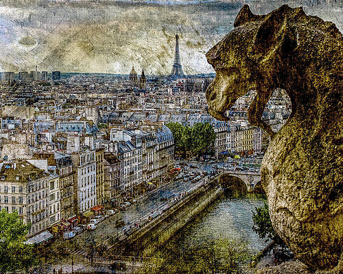 Sky Photograph - Gargoyle by Steven Dos Remedios