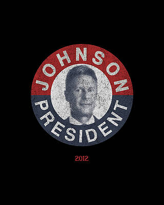 Party Wall Art featuring the digital art Gary Johnson For President 2012 Retro by Flippin Sweet Gear