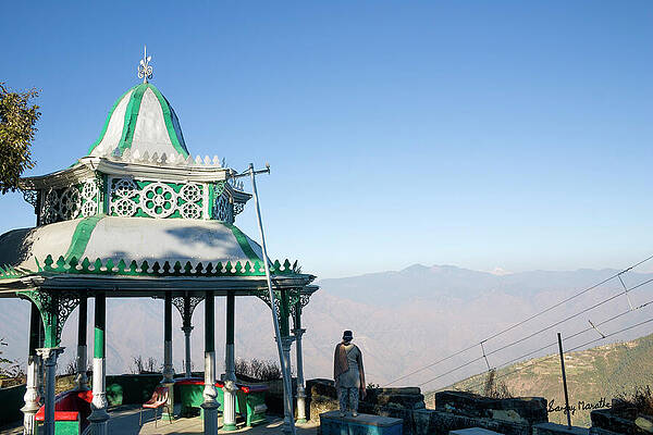 Hill Station Wall Art featuring the photograph Gazebo, Mussoorie by Sanjay Marathe