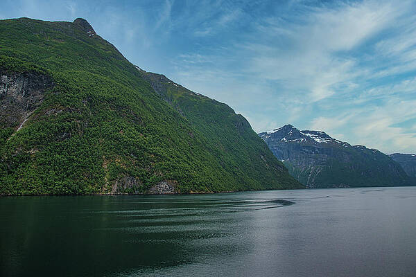 Summer Wall Art featuring the photograph Geiranger Fjord In Norway by Matthew DeGrushe