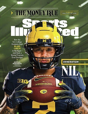 Blake Corum: Michigan Football Star Photograph