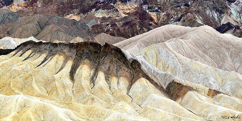 Mountain Wall Art featuring the photograph Geologic Abstract Art. by Paul Martin