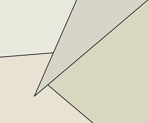 Wall Art featuring the digital art Geometry In Shades Of White by Alison Frank
