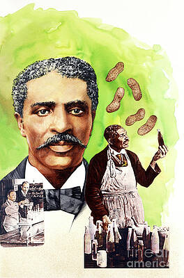 Historical Figures Painting - The 1910s - George Washington Carver by Paul and Chris Calle