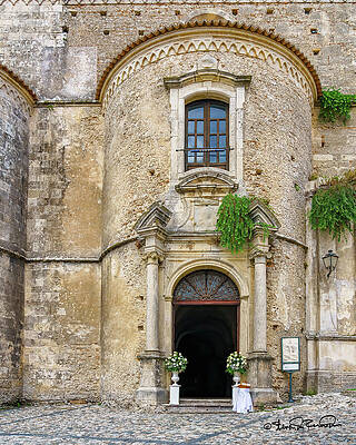 Serene Photograph - Gerace Duomo Wedding Decoration by Steven Dos Remedios