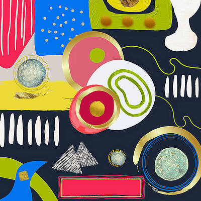 Wall Art featuring the mixed media Get Around by Canessa Thomas