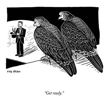 Setting Drawing - Get Ready by Kyle Bravo