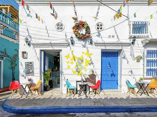 Heritage Wall Art featuring the photograph Getsemani's Vibrant Streets, Cartagena by Steven Dos Remedios