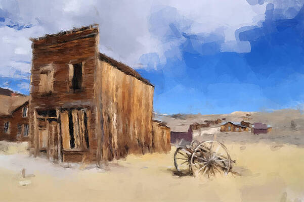 Painting - Ghost Town by Gary Arnold